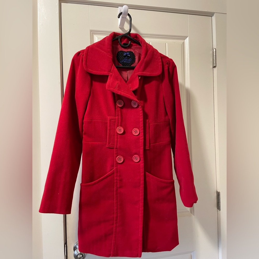 Jack by BB Dakota Red pea coat
